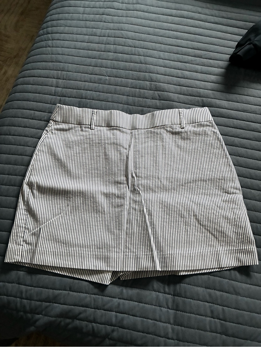 Jules & Leopold Blue and White Striped Mini Skort